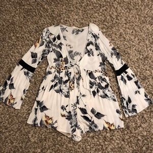 Boutique white romper